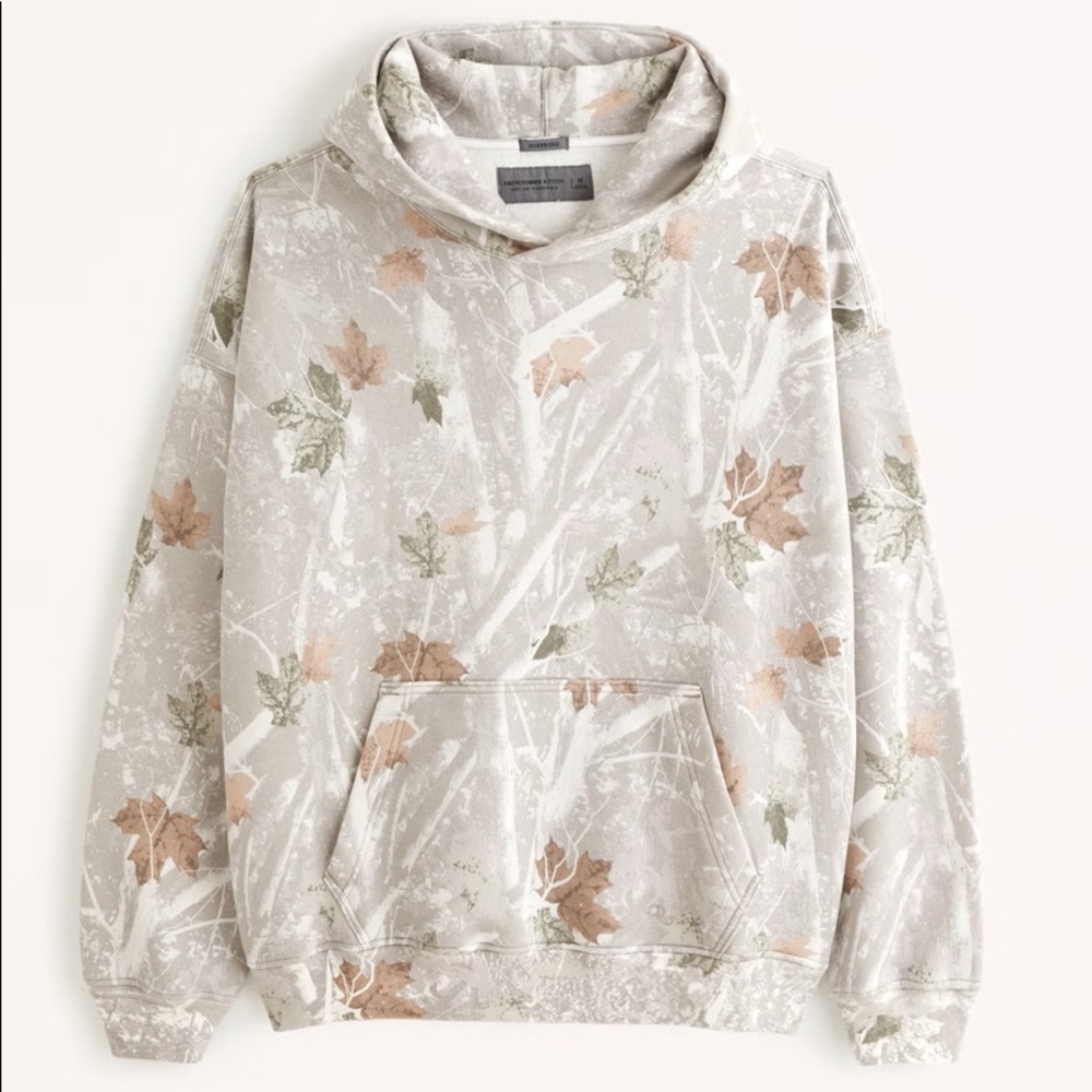 Abercrombie Camo essential hoodie size Small